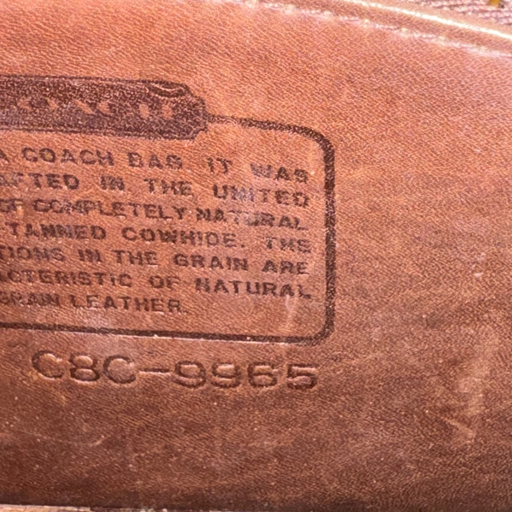 Vintage Coach Legacy Flap Crossbody Shoulderbag Mahogany 9965 - Picture 13 of 14